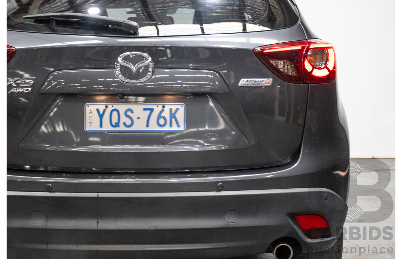 11/2015 Mazda Cx-5 Akera (AWD) MY15 4d Wagon Meteor Grey 2.2L