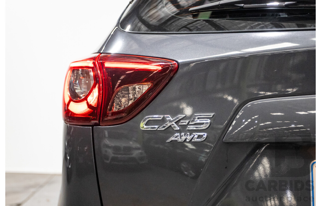 11/2015 Mazda Cx-5 Akera (AWD) MY15 4d Wagon Meteor Grey 2.2L