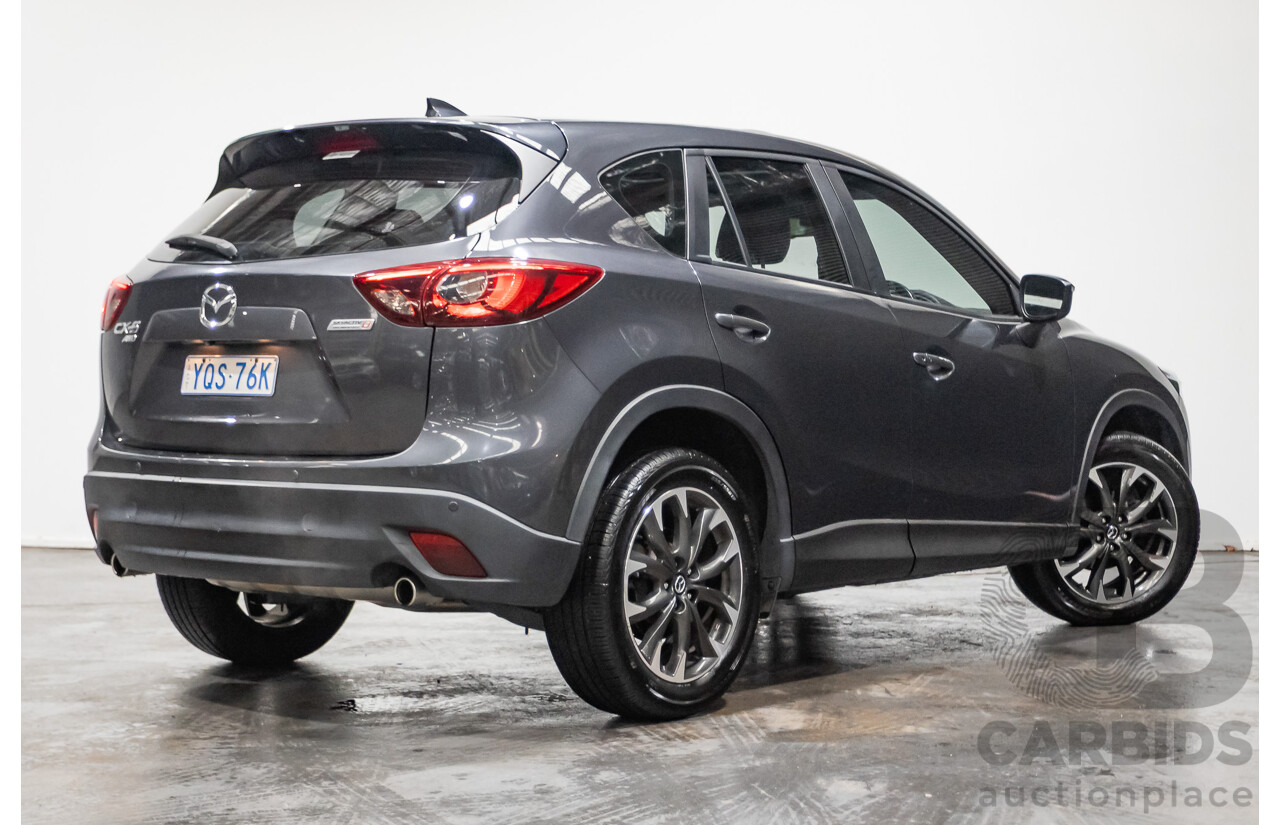 11/2015 Mazda Cx-5 Akera (AWD) MY15 4d Wagon Meteor Grey 2.2L