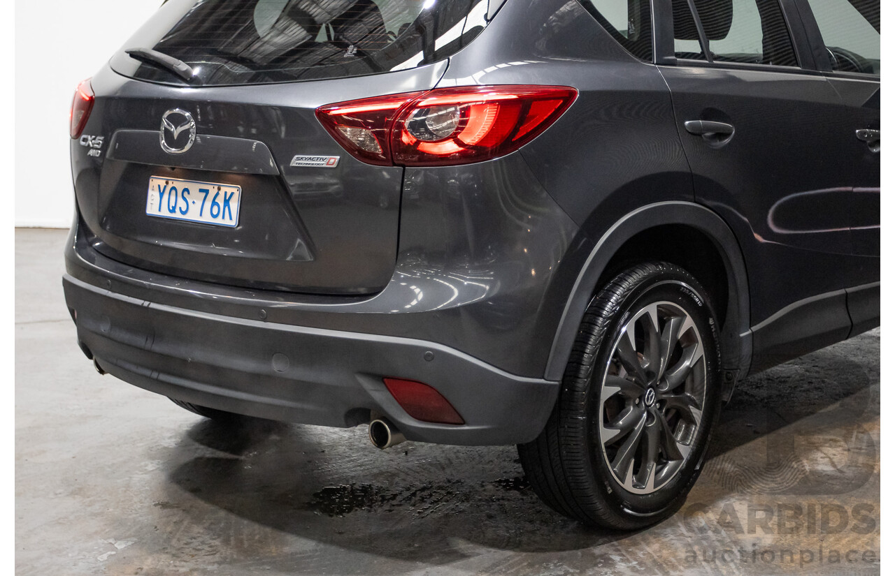 11/2015 Mazda Cx-5 Akera (AWD) MY15 4d Wagon Meteor Grey 2.2L