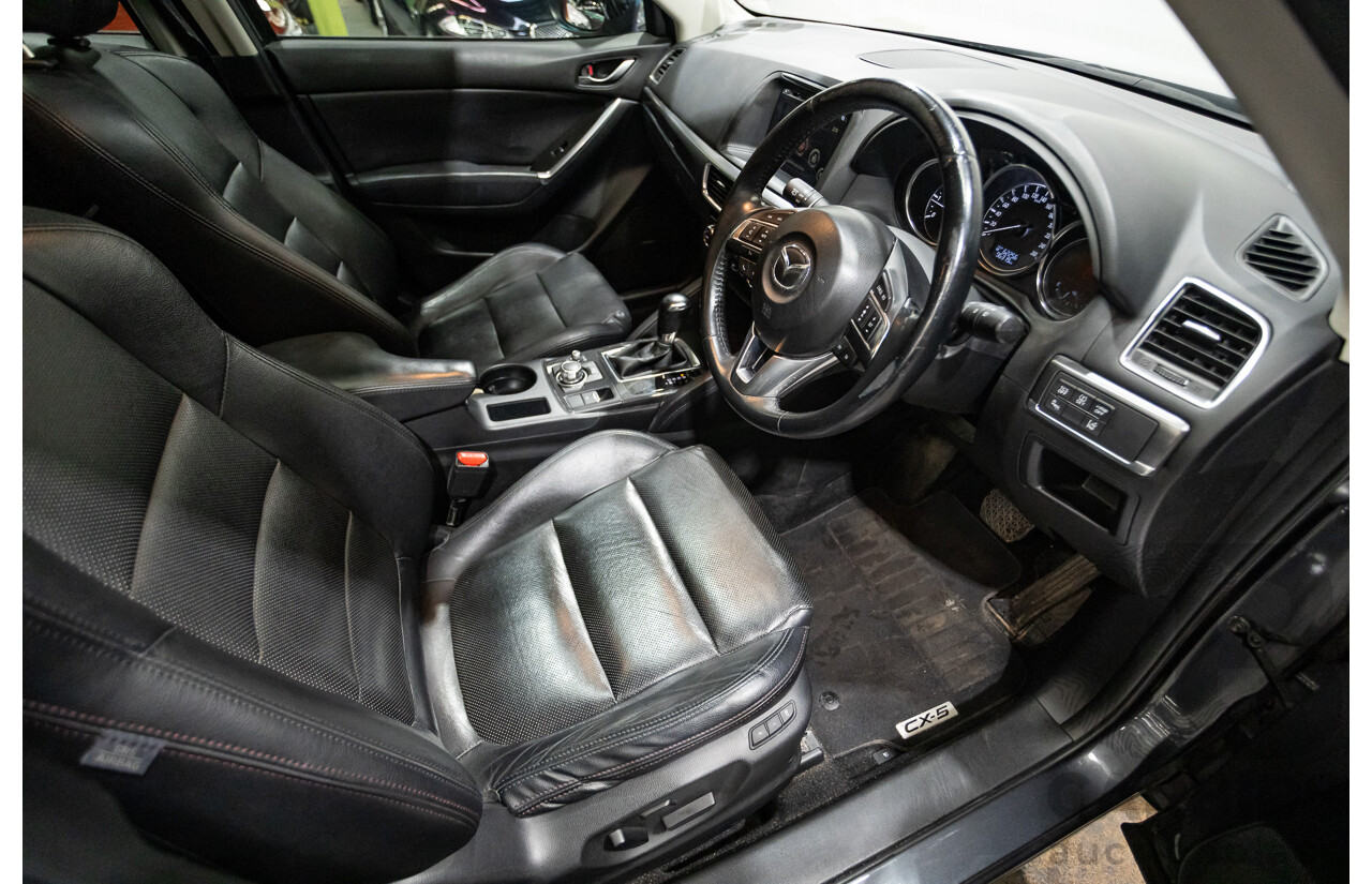 11/2015 Mazda Cx-5 Akera (AWD) MY15 4d Wagon Meteor Grey 2.2L