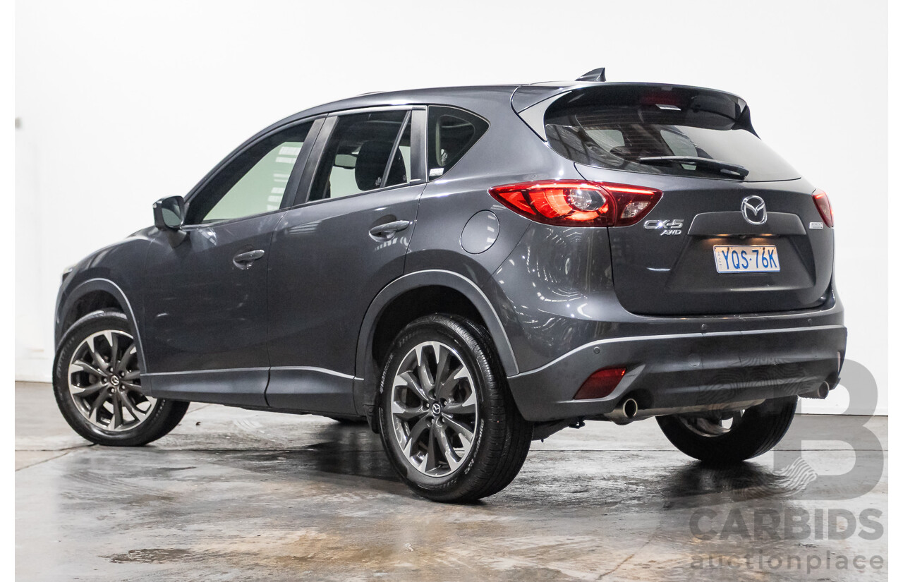 11/2015 Mazda Cx-5 Akera (AWD) MY15 4d Wagon Meteor Grey 2.2L