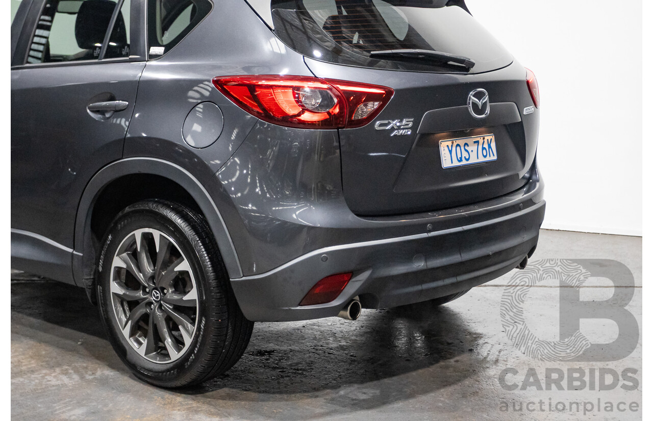 11/2015 Mazda Cx-5 Akera (AWD) MY15 4d Wagon Meteor Grey 2.2L