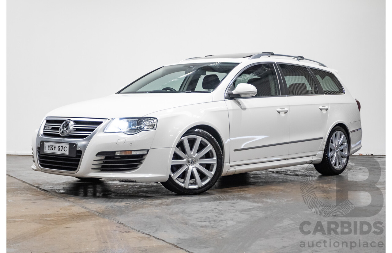 10/2009 Volkswagen Passat R36 (AWD) 3C MY09 UPGRADE 4d Wagon Candy White 3.6L