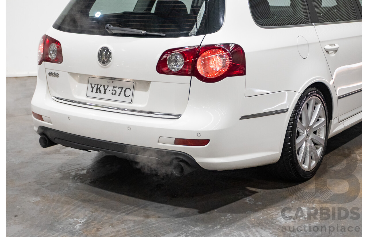 10/2009 Volkswagen Passat R36 (AWD) 3C MY09 UPGRADE 4d Wagon Candy White 3.6L