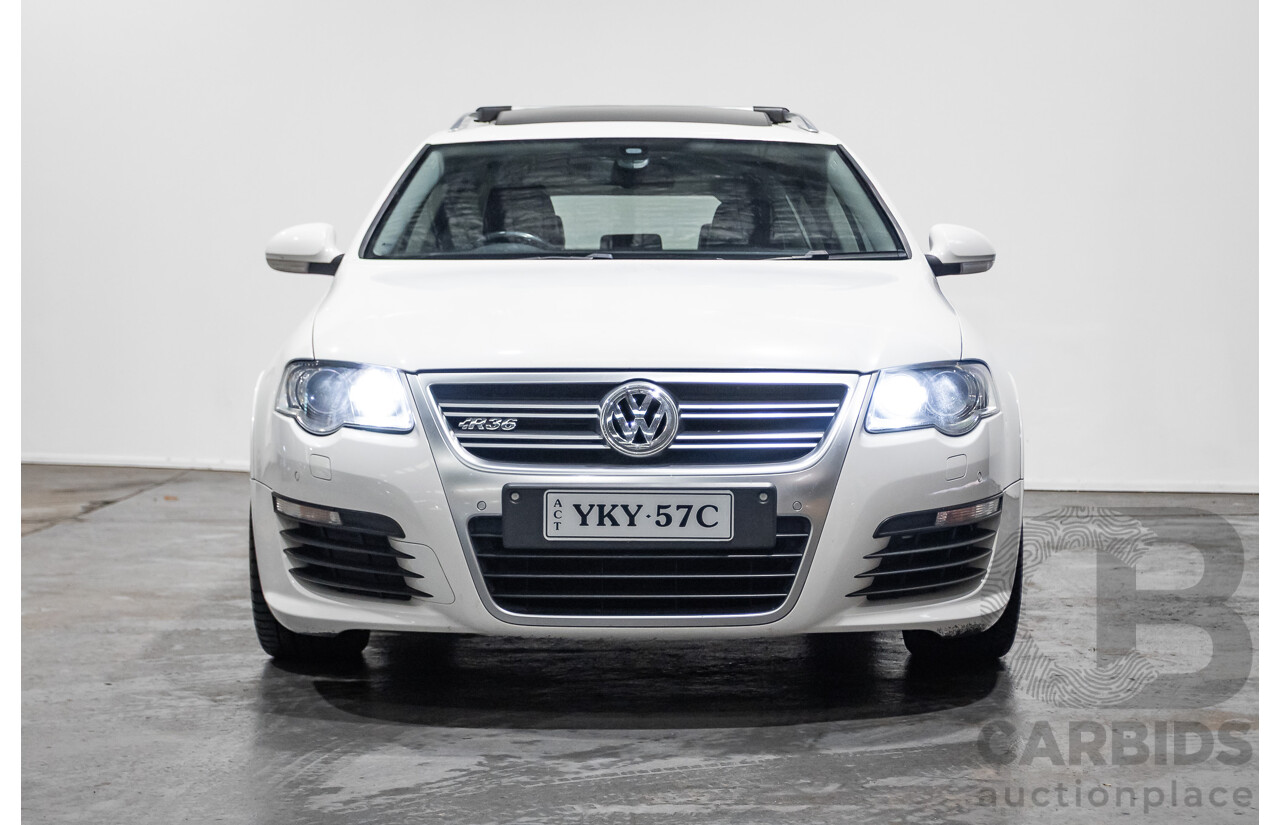 10/2009 Volkswagen Passat R36 (AWD) 3C MY09 UPGRADE 4d Wagon Candy White 3.6L
