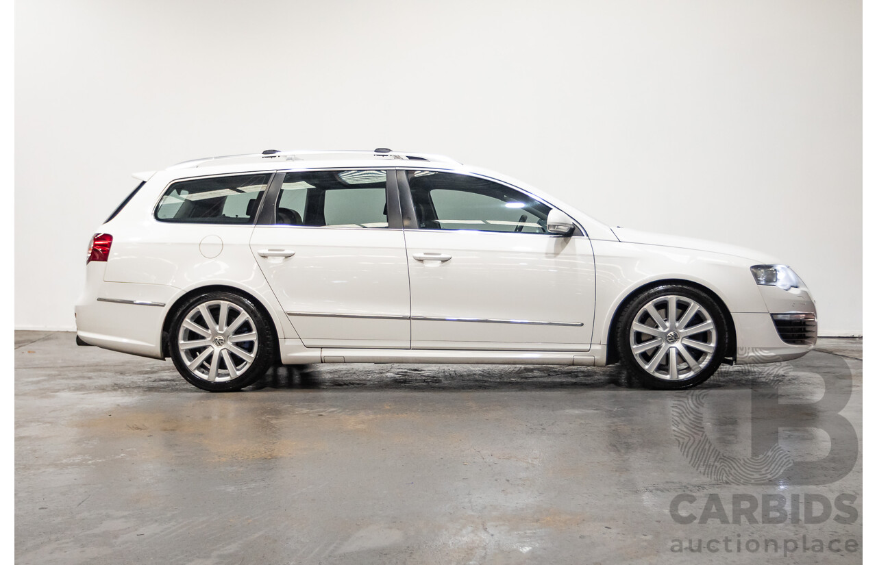 10/2009 Volkswagen Passat R36 (AWD) 3C MY09 UPGRADE 4d Wagon Candy White 3.6L