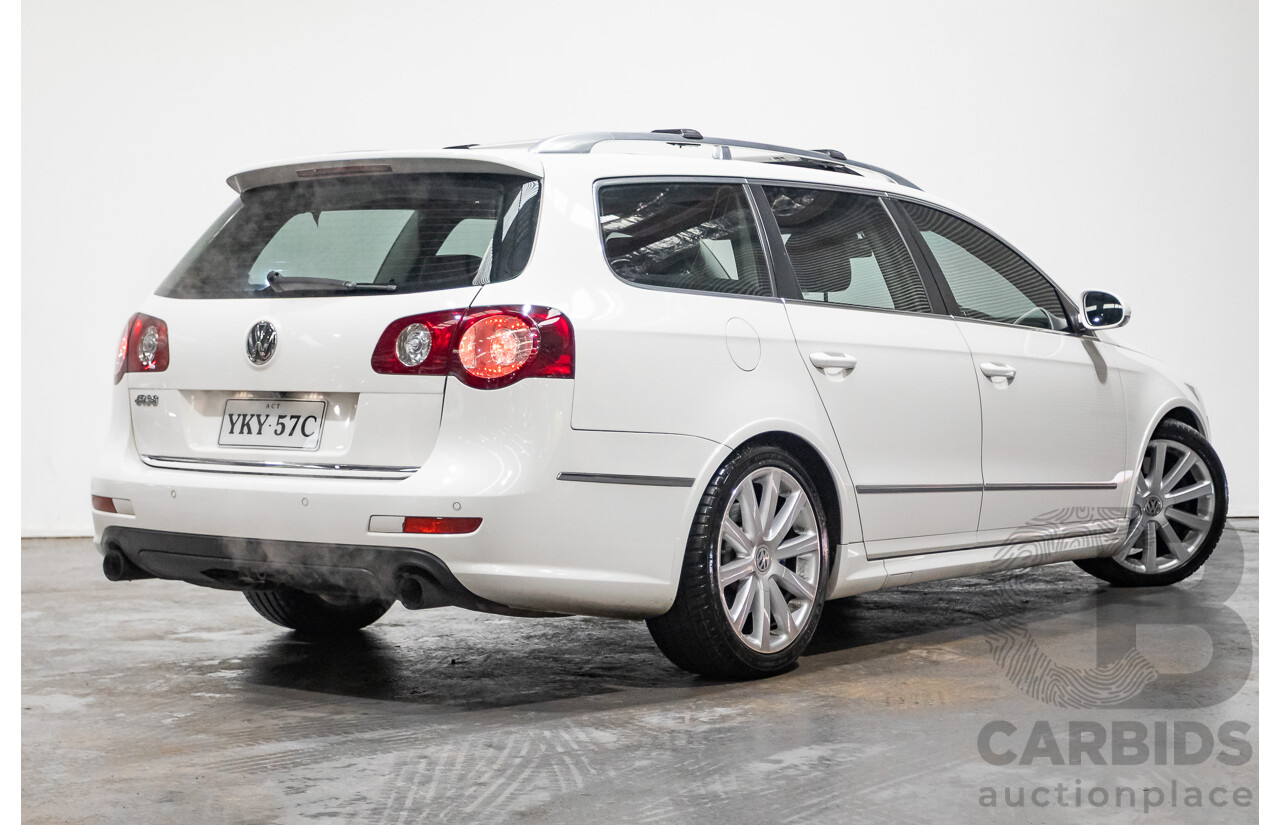 10/2009 Volkswagen Passat R36 (AWD) 3C MY09 UPGRADE 4d Wagon Candy White 3.6L