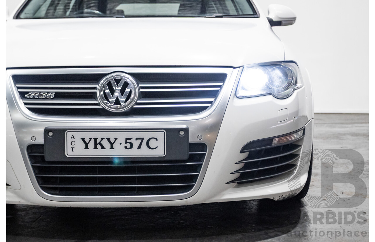10/2009 Volkswagen Passat R36 (AWD) 3C MY09 UPGRADE 4d Wagon Candy White 3.6L