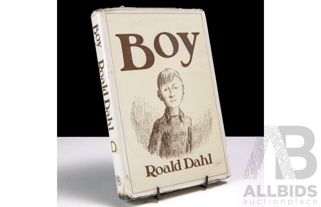 First Edition, Roald Dahl, Boy, Jonathon Cape, 1984, Hardcover with Dust Jacket