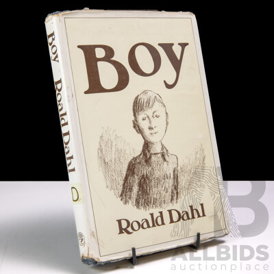First Edition, Roald Dahl, Boy, Jonathon Cape, 1984, Hardcover with Dust Jacket