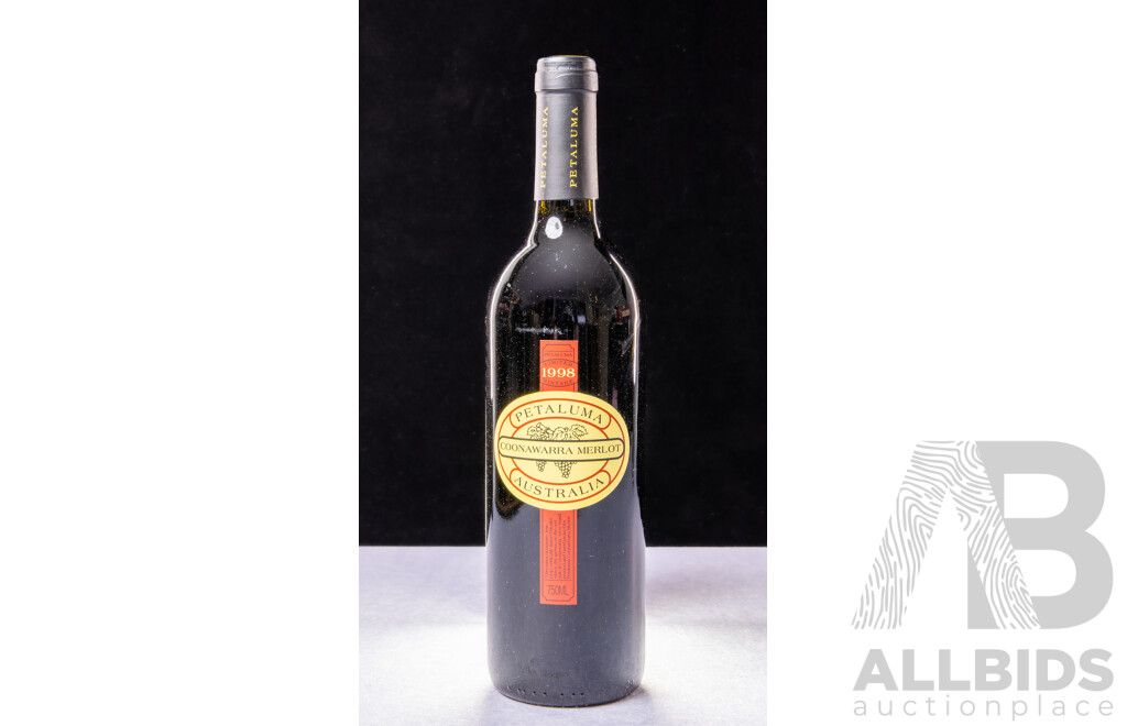 Case of 12 Petaluma Coonawarra Merlot Vintage 1998