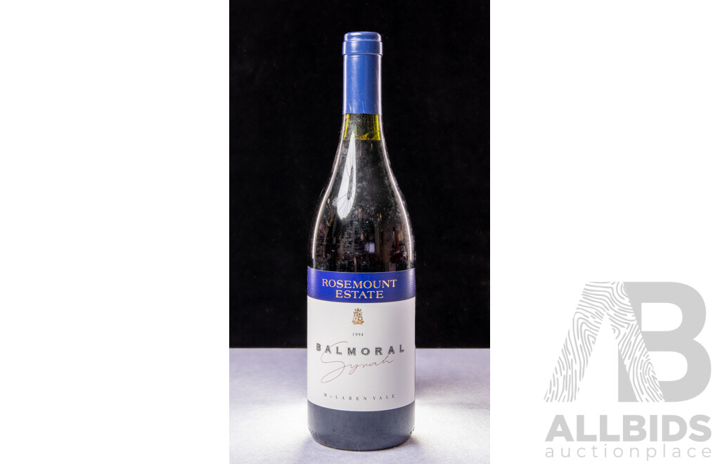 Case of Six Rosemount Balmoral Syrah Vintage 1994