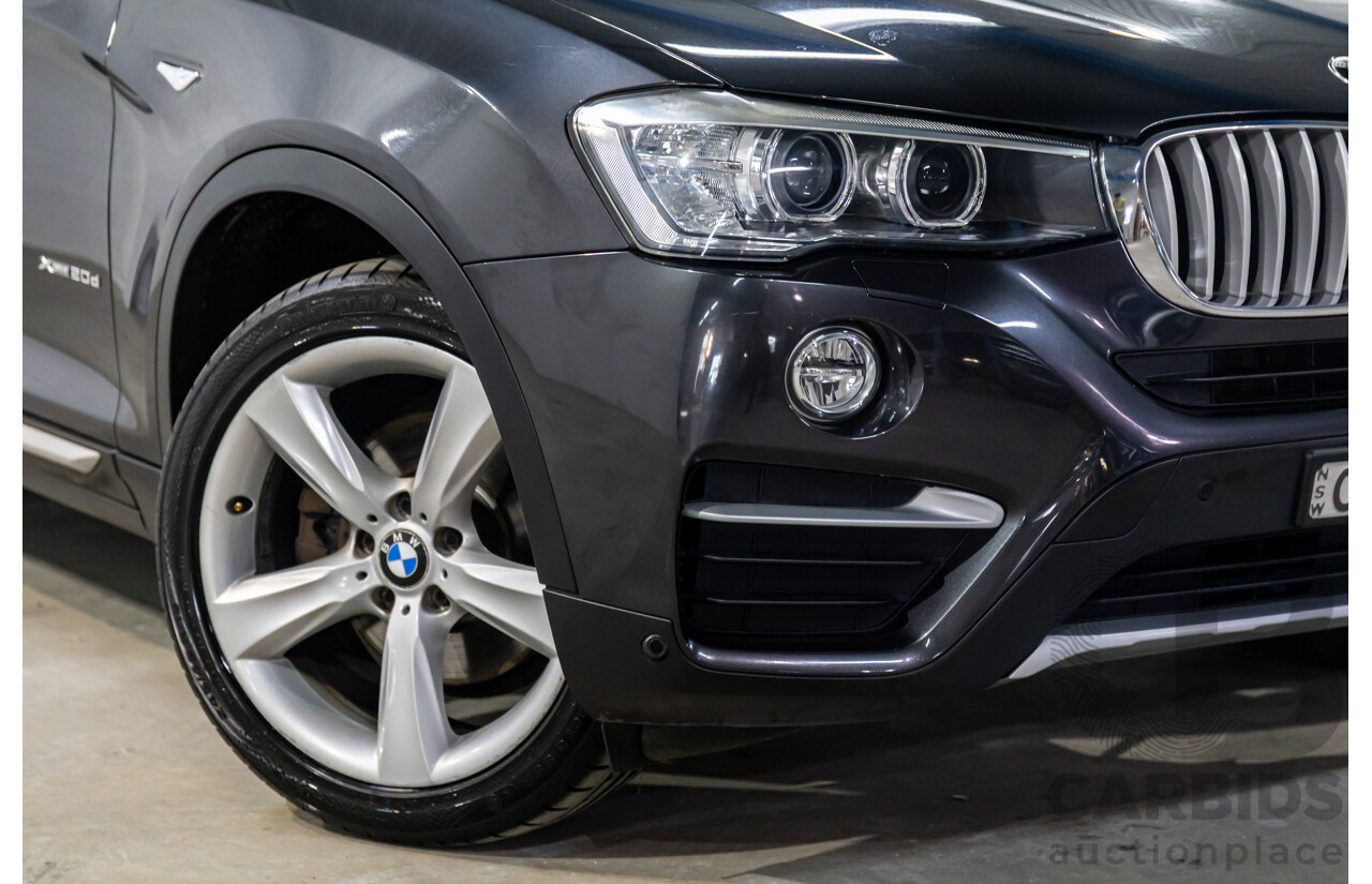 6/2015 BMW X4 XDrive 20d (AWD) F26 MY15 5d Coupe Sophisto Grey Metallic Turbo Diesel 2.0L