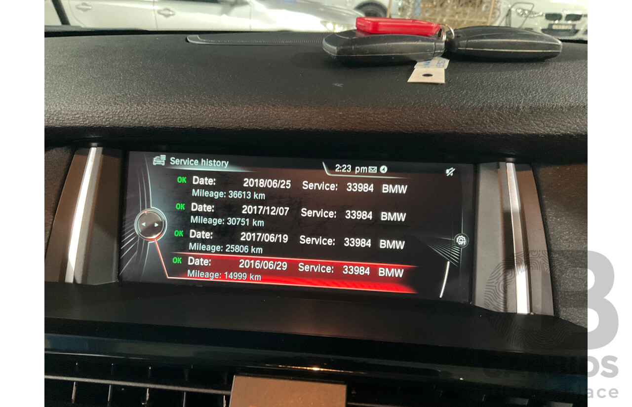 6/2015 BMW X4 XDrive 20d (AWD) F26 MY15 5d Coupe Sophisto Grey Metallic Turbo Diesel 2.0L