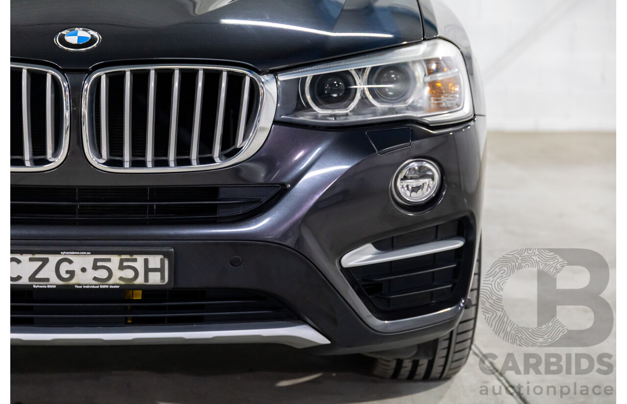 6/2015 BMW X4 XDrive 20d (AWD) F26 MY15 5d Coupe Sophisto Grey Metallic Turbo Diesel 2.0L