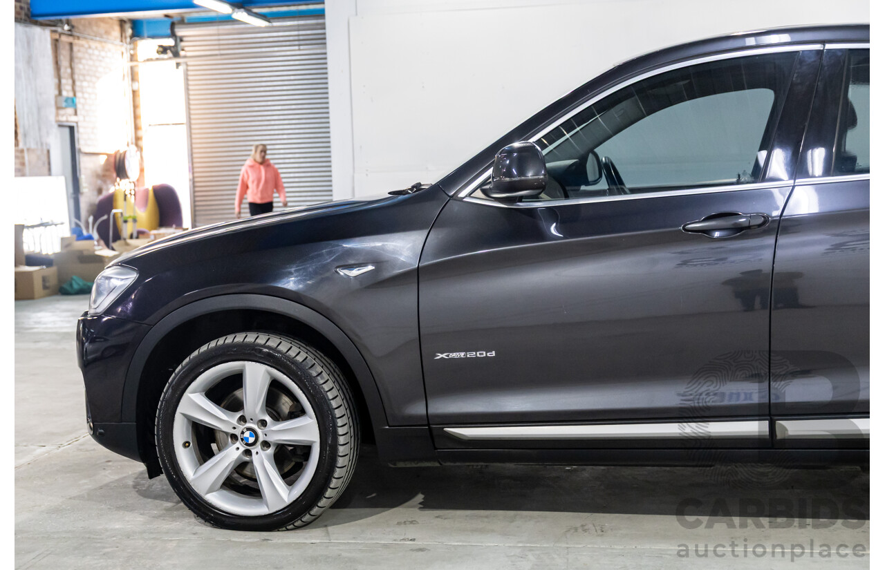 6/2015 BMW X4 XDrive 20d (AWD) F26 MY15 5d Coupe Sophisto Grey Metallic Turbo Diesel 2.0L