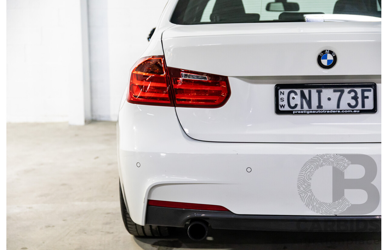 4/2013 BMW 320i M Sport F30 MY13.5 4d Sedan Alpine White Turbo 2.0L