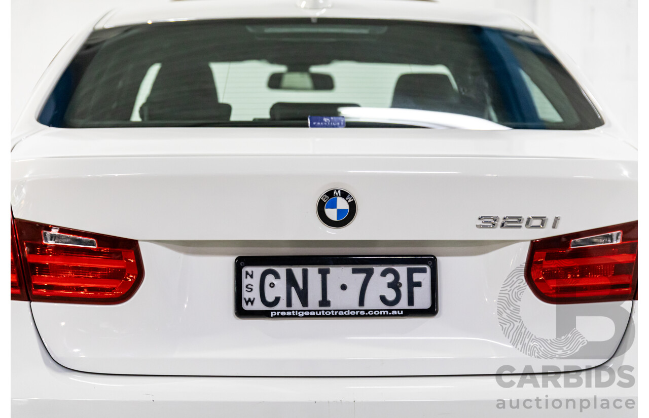 4/2013 BMW 320i M Sport F30 MY13.5 4d Sedan Alpine White Turbo 2.0L