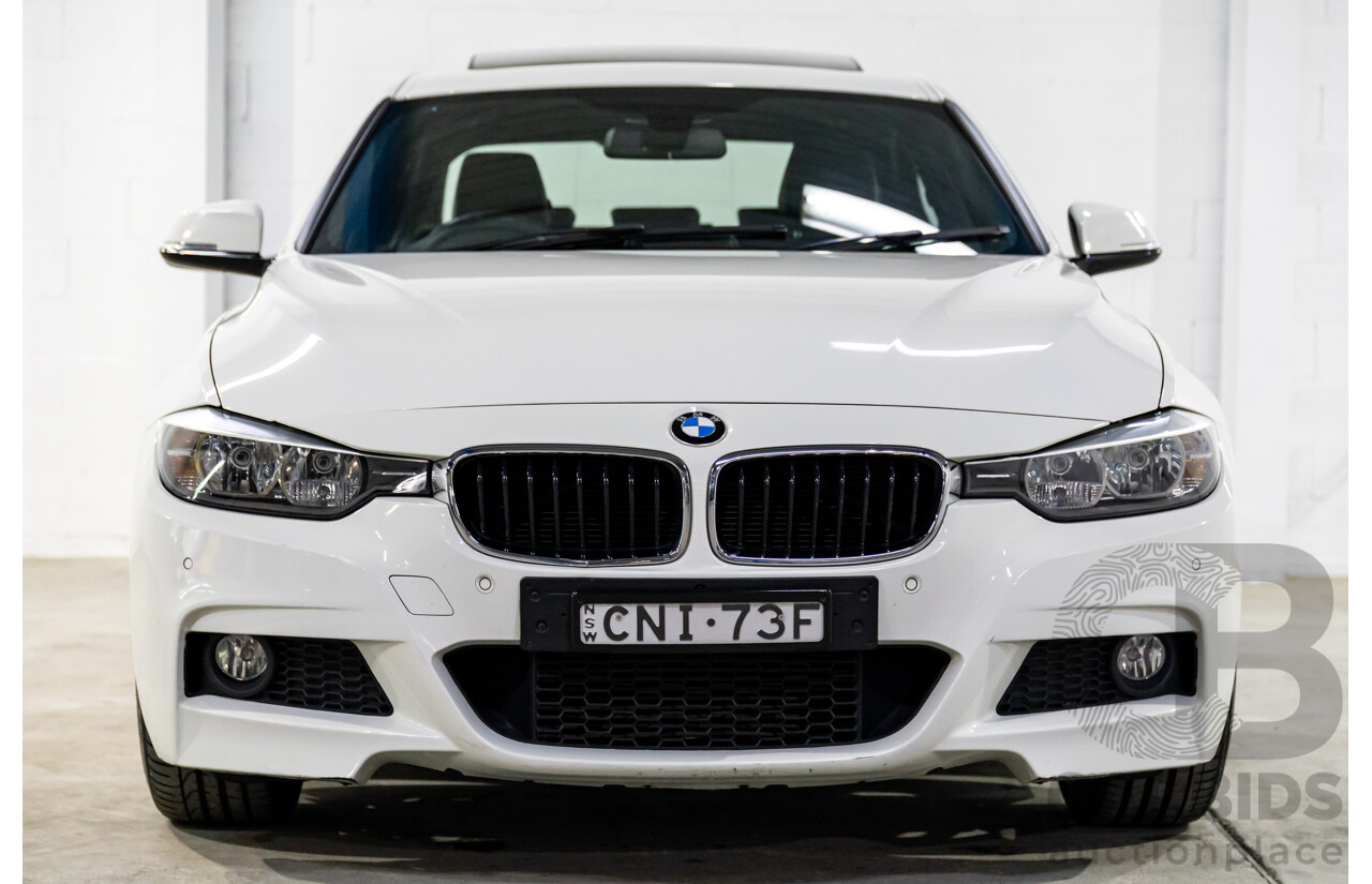 4/2013 BMW 320i M Sport F30 MY13.5 4d Sedan Alpine White Turbo 2.0L