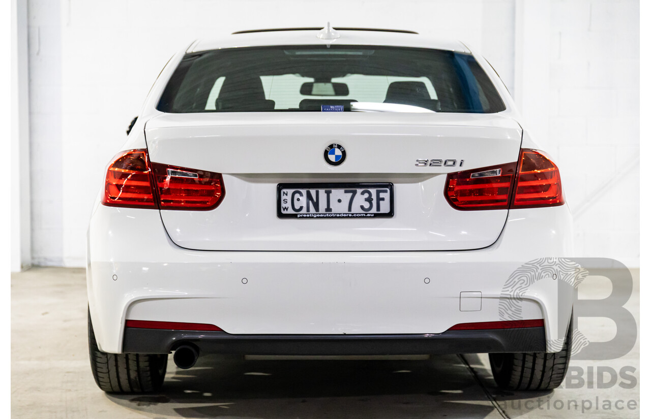 4/2013 BMW 320i M Sport F30 MY13.5 4d Sedan Alpine White Turbo 2.0L