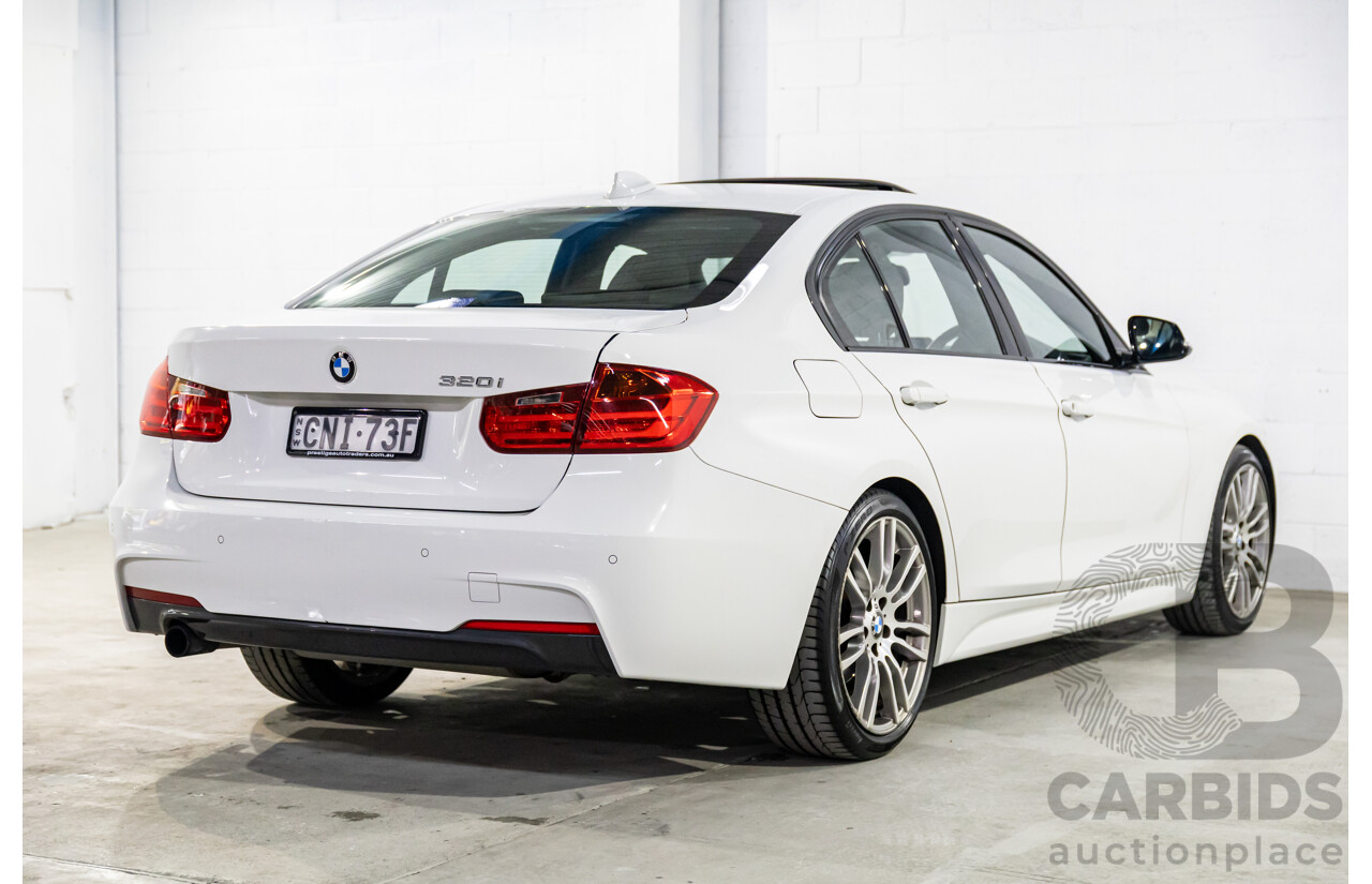 4/2013 BMW 320i M Sport F30 MY13.5 4d Sedan Alpine White Turbo 2.0L