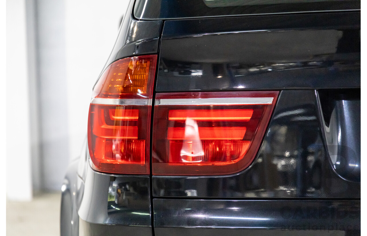 8/2013 BMW X5 Xdrive 30d E70 MY12 Upgrade 4d Wagon Black Sapphire Metallic Turbo Diesel 3.0L