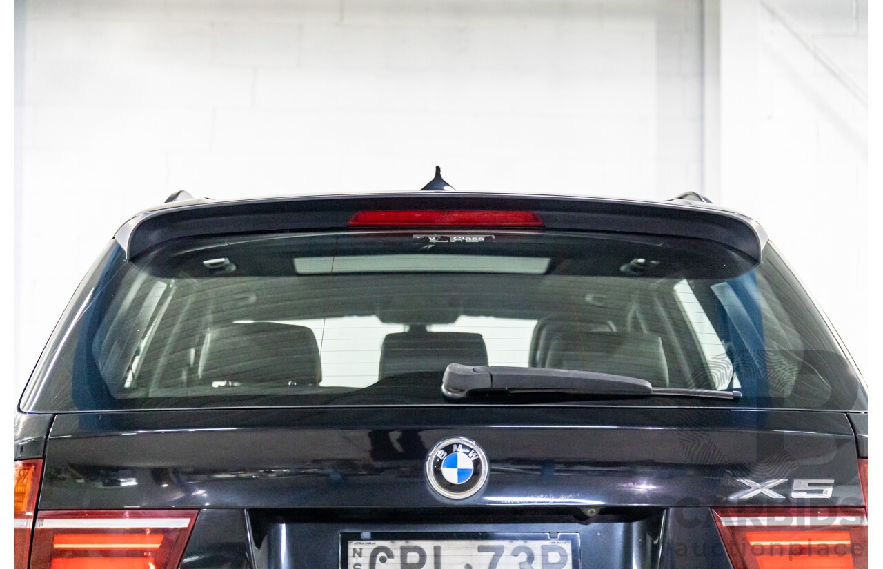 8/2013 BMW X5 Xdrive 30d E70 MY12 Upgrade 4d Wagon Black Sapphire Metallic Turbo Diesel 3.0L