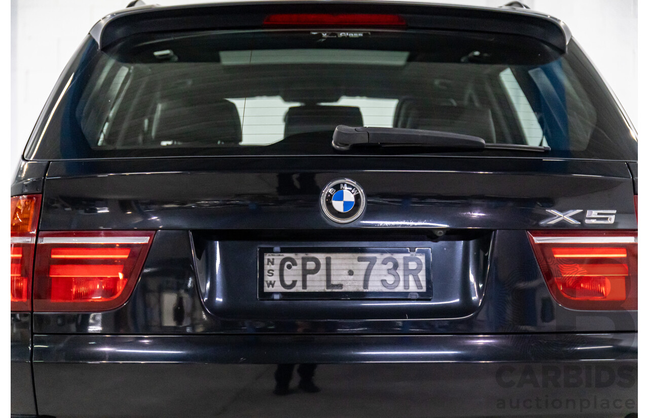 8/2013 BMW X5 Xdrive 30d E70 MY12 Upgrade 4d Wagon Black Sapphire Metallic Turbo Diesel 3.0L