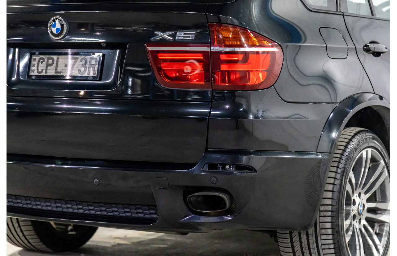 8/2013 BMW X5 Xdrive 30d E70 MY12 Upgrade 4d Wagon Black Sapphire Metallic Turbo Diesel 3.0L