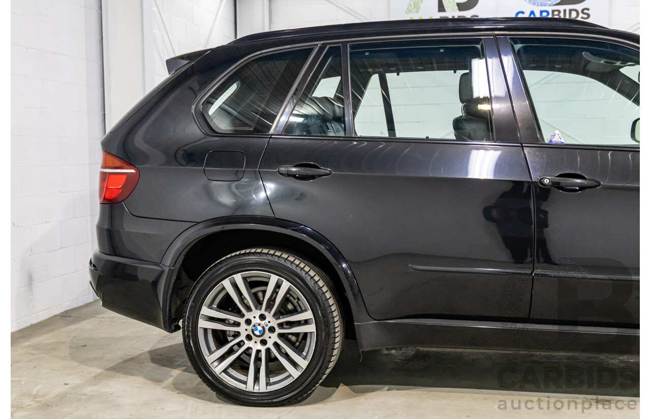 8/2013 BMW X5 Xdrive 30d E70 MY12 Upgrade 4d Wagon Black Sapphire Metallic Turbo Diesel 3.0L