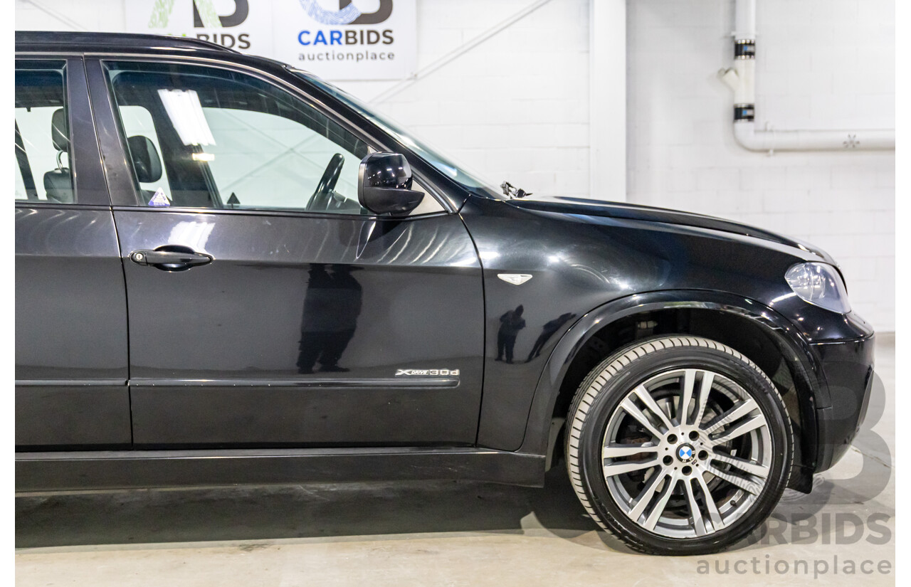 8/2013 BMW X5 Xdrive 30d E70 MY12 Upgrade 4d Wagon Black Sapphire Metallic Turbo Diesel 3.0L