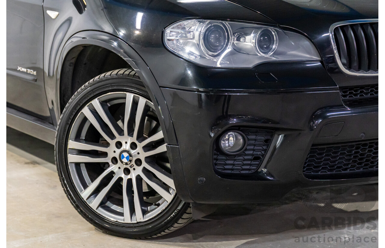 8/2013 BMW X5 Xdrive 30d E70 MY12 Upgrade 4d Wagon Black Sapphire Metallic Turbo Diesel 3.0L