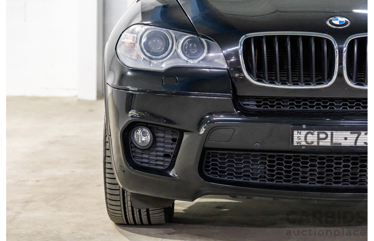 8/2013 BMW X5 Xdrive 30d E70 MY12 Upgrade 4d Wagon Black Sapphire Metallic Turbo Diesel 3.0L
