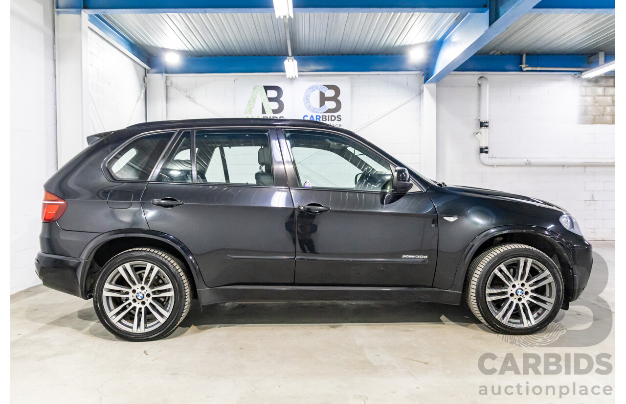 8/2013 BMW X5 Xdrive 30d E70 MY12 Upgrade 4d Wagon Black Sapphire Metallic Turbo Diesel 3.0L