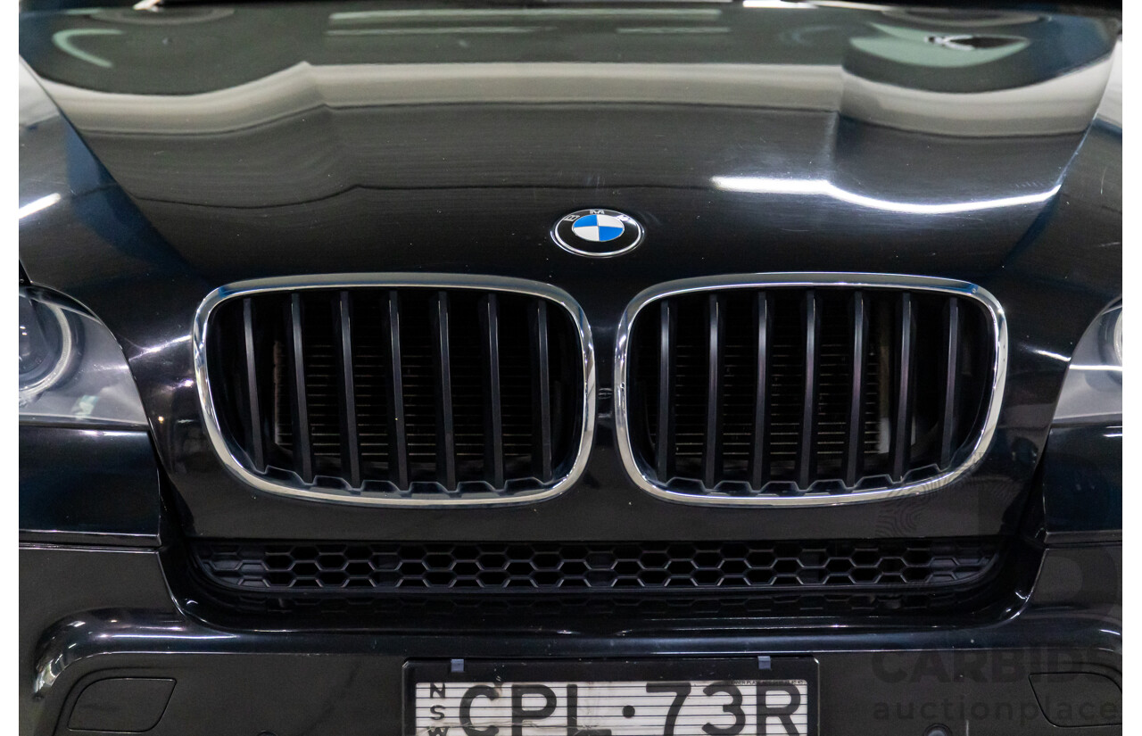 8/2013 BMW X5 Xdrive 30d E70 MY12 Upgrade 4d Wagon Black Sapphire Metallic Turbo Diesel 3.0L