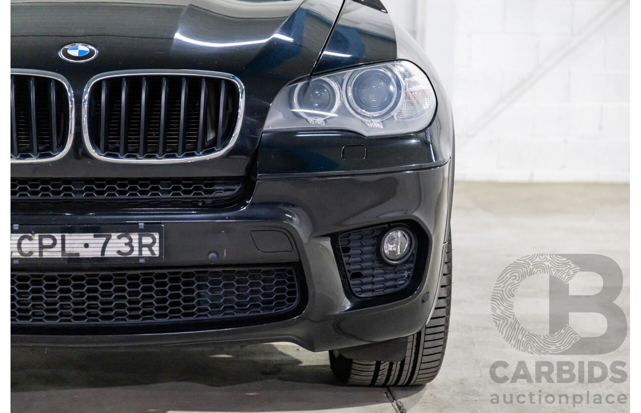 8/2013 BMW X5 Xdrive 30d E70 MY12 Upgrade 4d Wagon Black Sapphire Metallic Turbo Diesel 3.0L