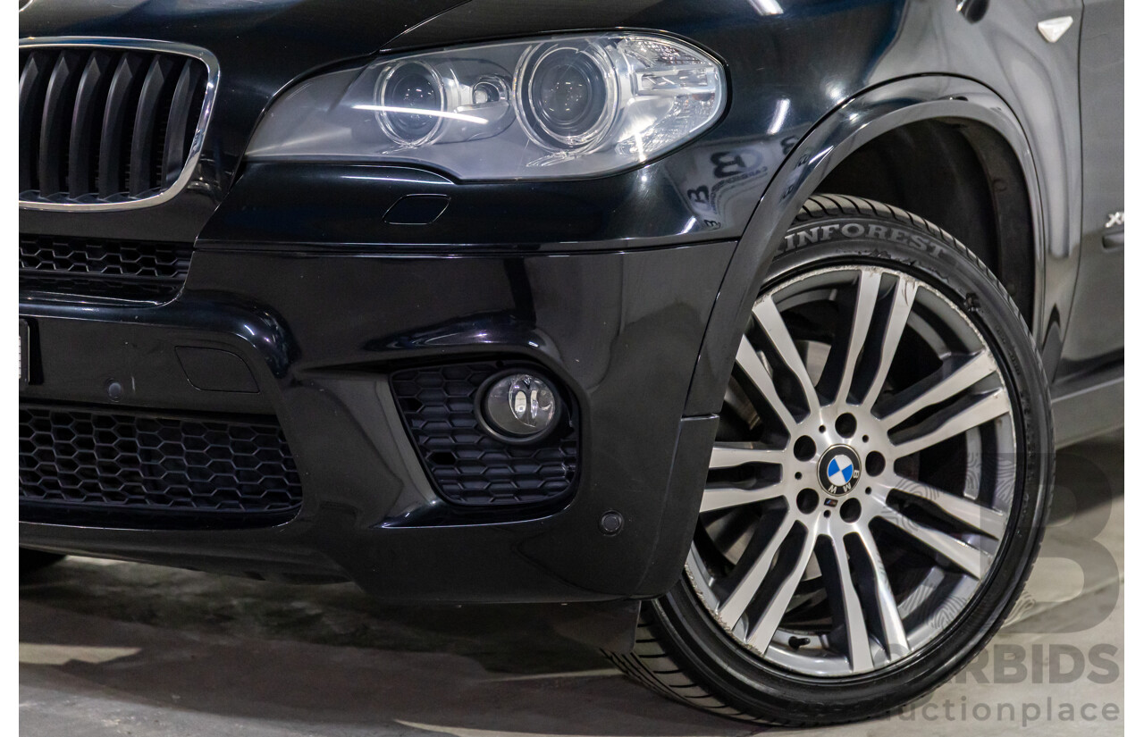 8/2013 BMW X5 Xdrive 30d E70 MY12 Upgrade 4d Wagon Black Sapphire Metallic Turbo Diesel 3.0L
