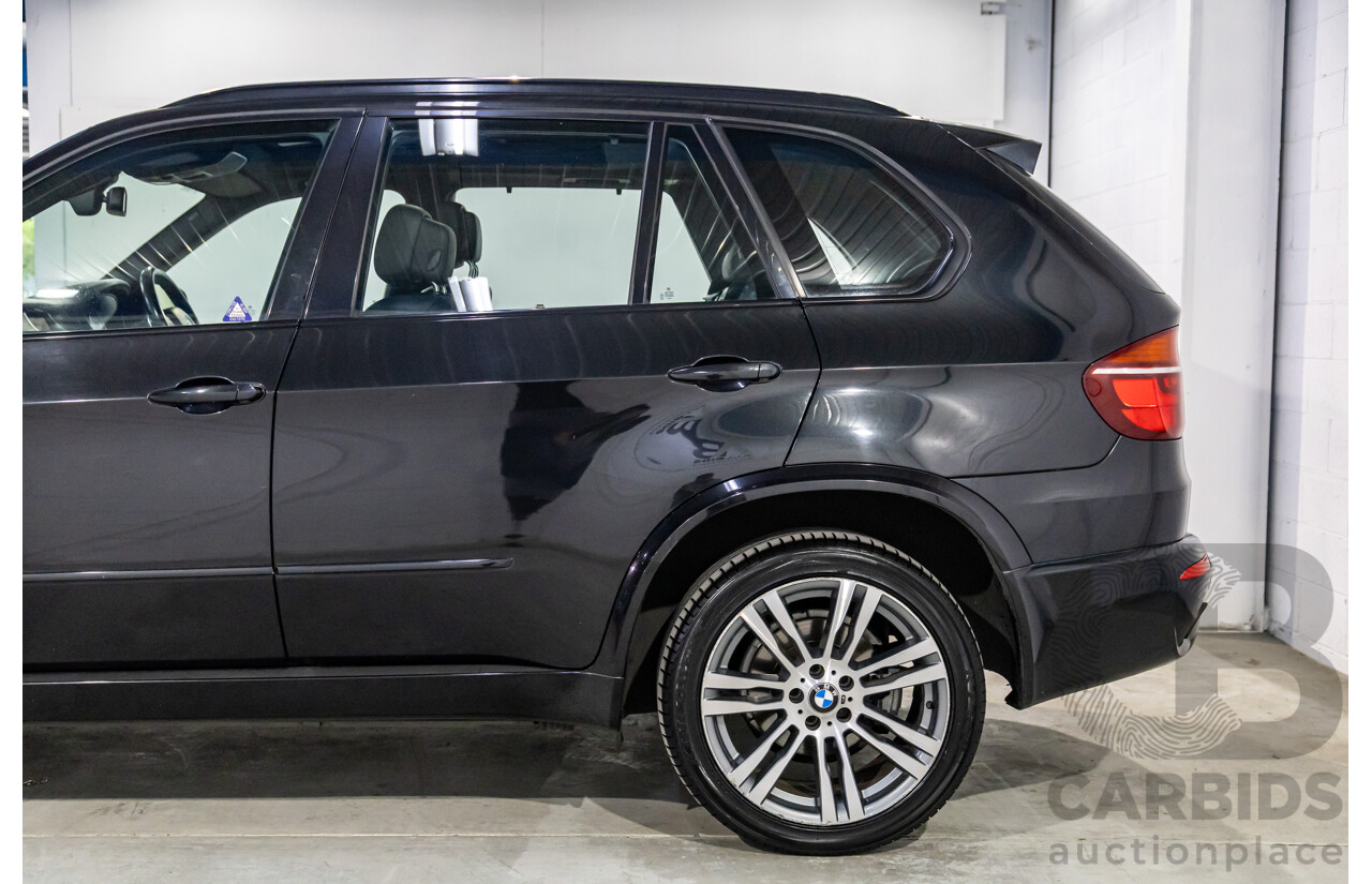 8/2013 BMW X5 Xdrive 30d E70 MY12 Upgrade 4d Wagon Black Sapphire Metallic Turbo Diesel 3.0L
