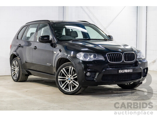 8/2013 BMW X5 Xdrive 30d E70 MY12 Upgrade 4d Wagon Black Sapphire Metallic Turbo Diesel 3.0L
