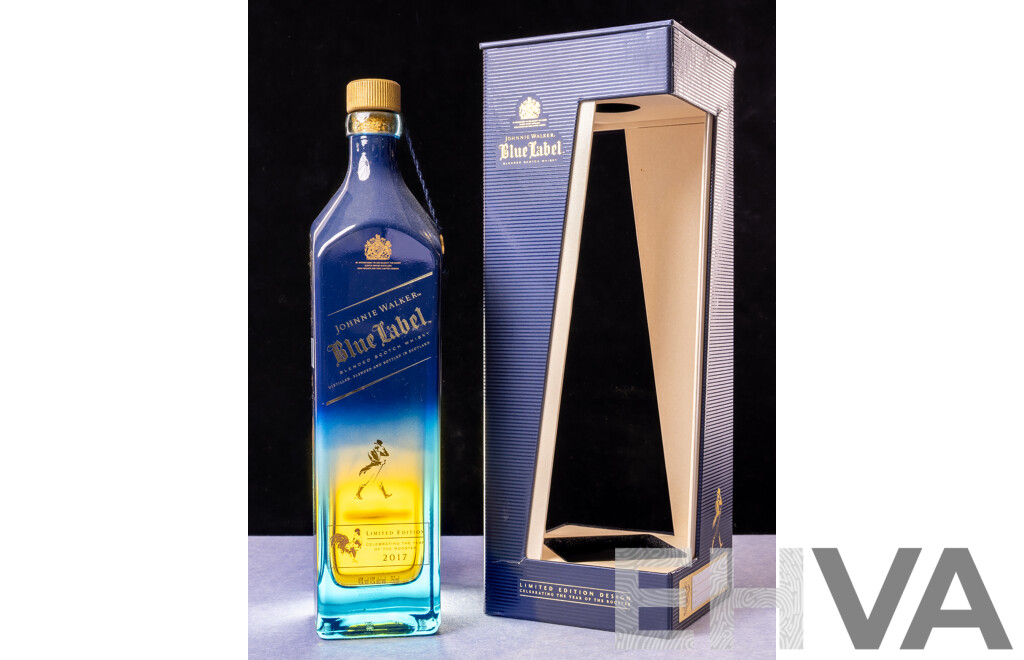 Johnnie Walker Blue Label Limited Edition Design Celebrating Year of the Rooster 2017