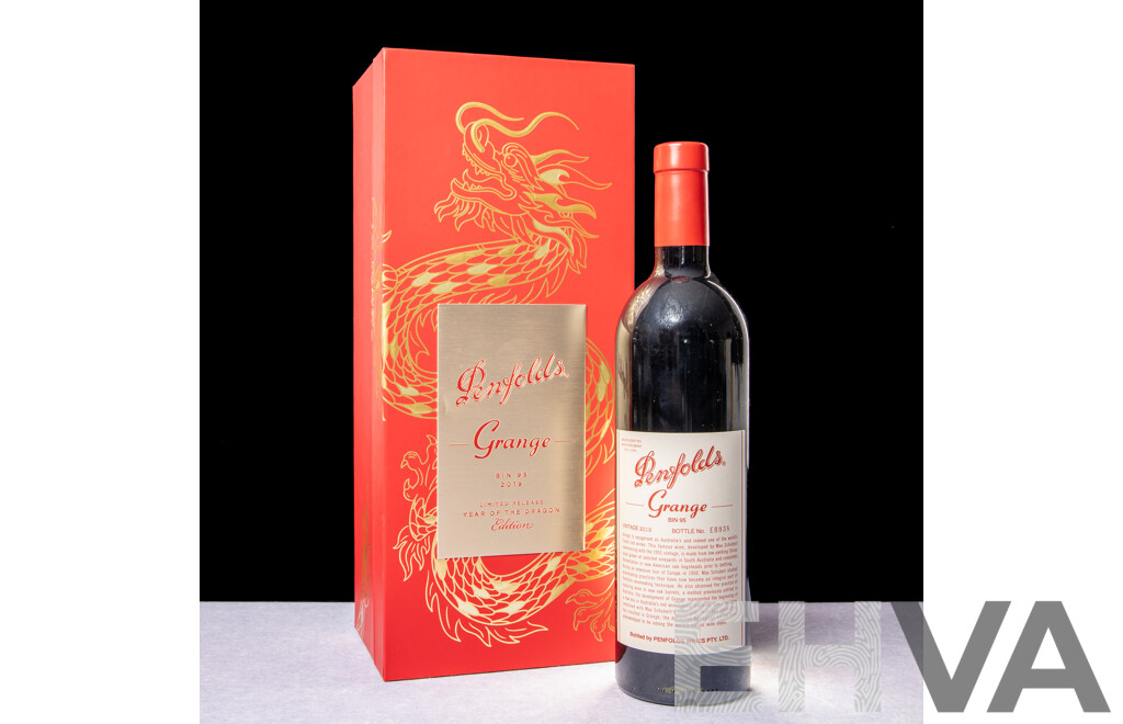 Penfolds Grange Bin 95 Limited Release Year of the Dragon 2019 in Presentation Box