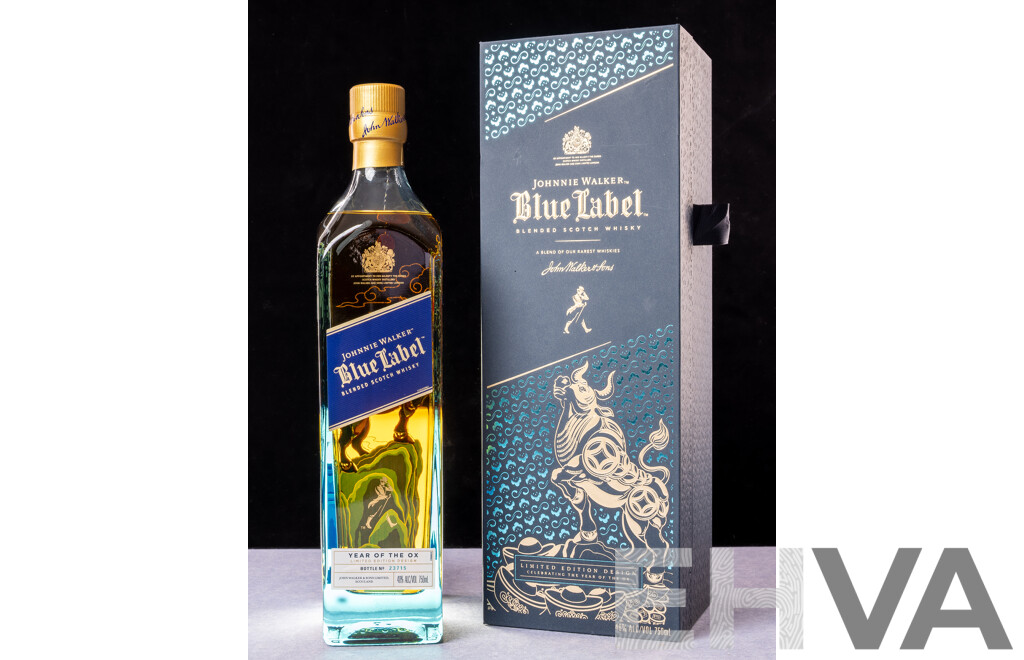 Johnnie Walker Blue Label Limited Edition Design Celebrating Year of the Ox