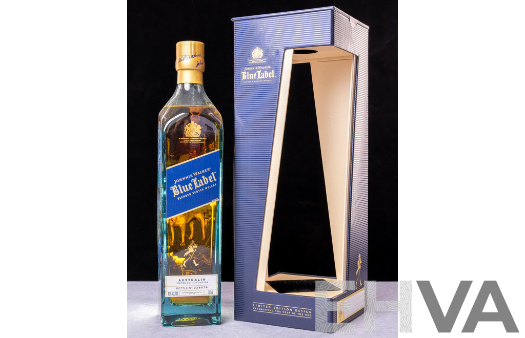 Johnnie Walker Blue Label Limited Edition Design Celebrating Year of the Dog