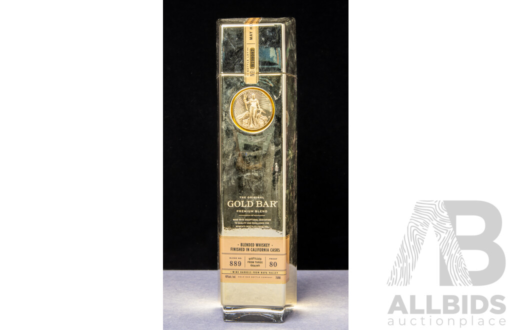 Gold Bar Premium Blend California Whiskey