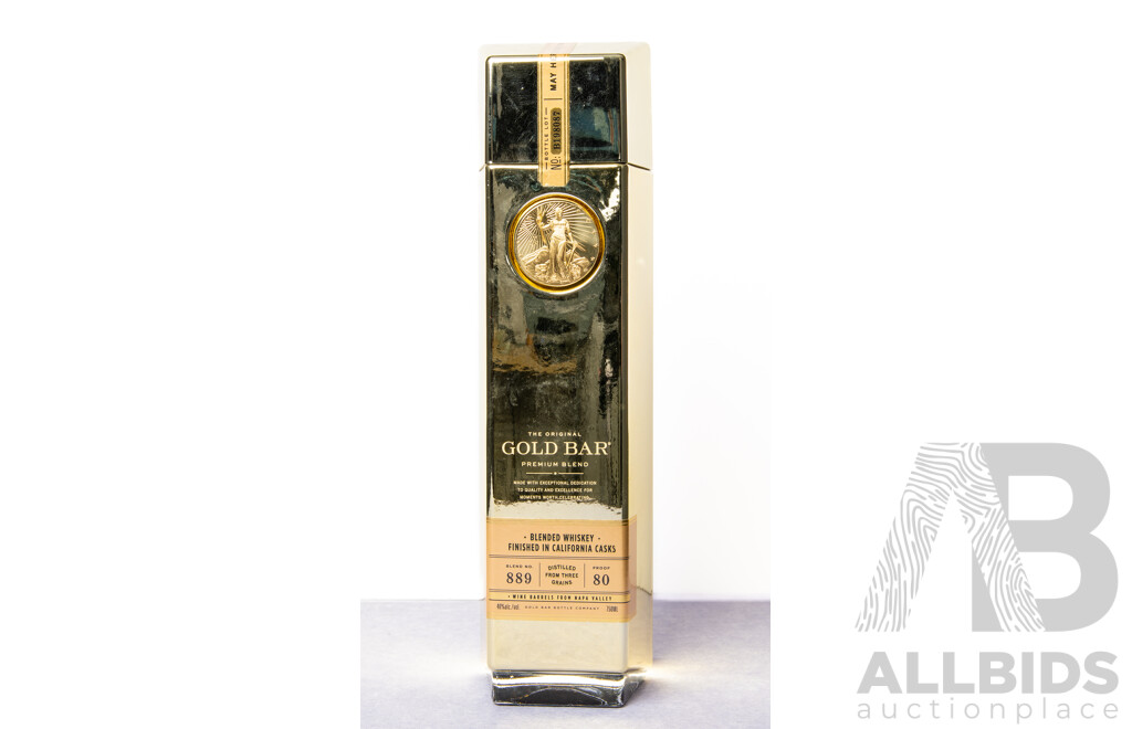 Gold Bar Premium Blend California Whiskey