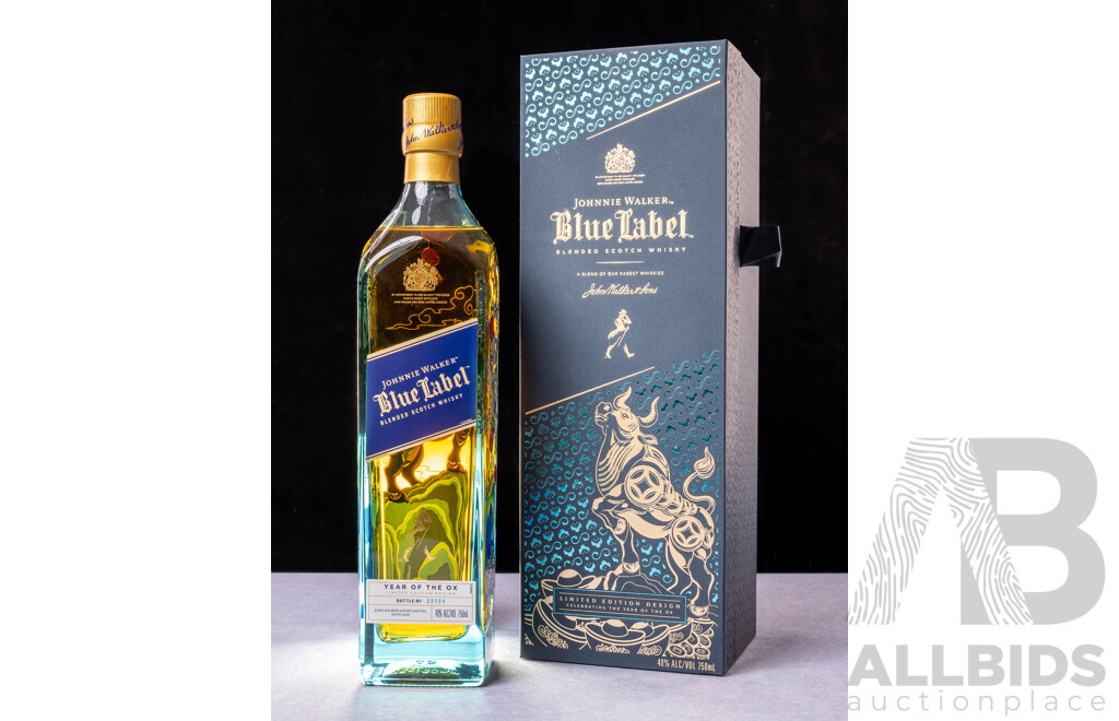 Johnnie Walker Blue Label Limited Edition Design Celebrating Year of the Ox