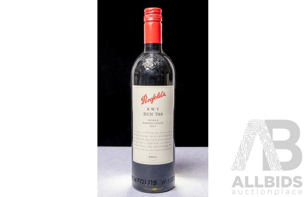 Penfolds RWT Bin 798 Shiraz Vintage 2021