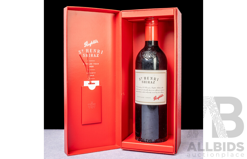 Penfolds St Henri Shiraz Vintage 2020 in Presentation Box