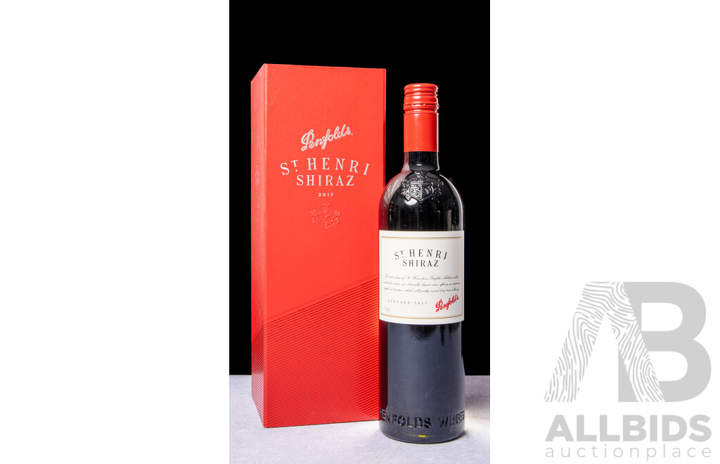 Penfolds St Henri Shiraz Vintage 2017 in Presentation Box